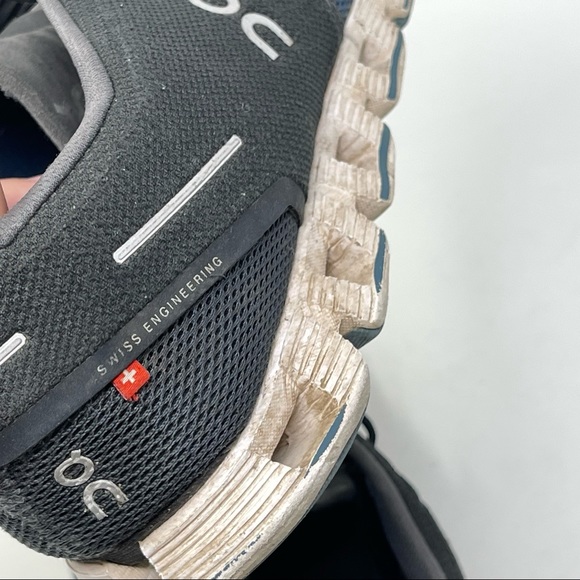 On Cloud Running 50/50 Black Men's Sz 9 heel lining wear - Picture 9 of 13